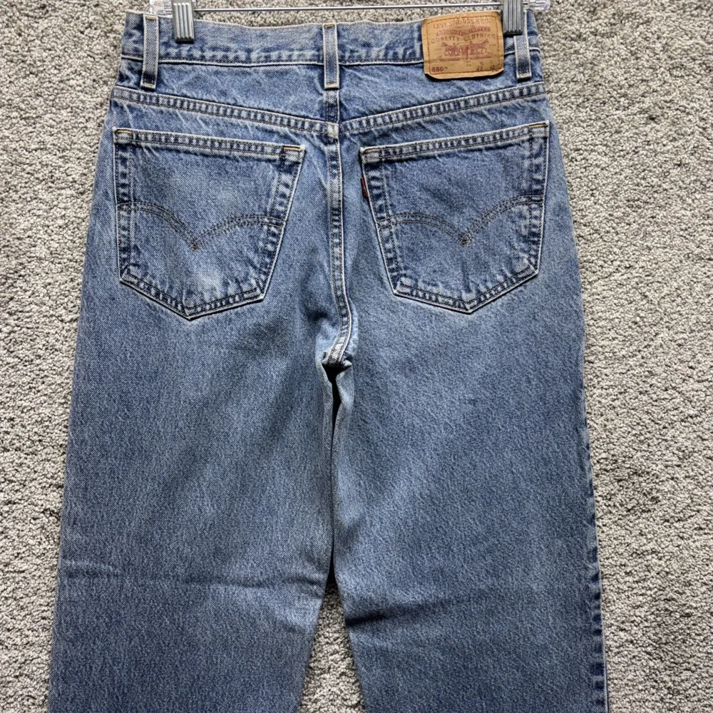 Vintage Levi's 550 Relaxed Fit Mens 29x32 Student‎ Fit Medium Wash Denim 90s Y2K